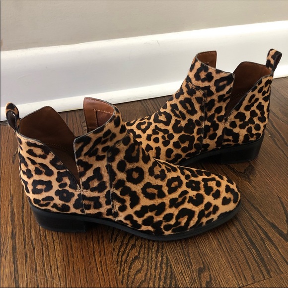 Franco Sarto Calf Hair Booties - Size 7-1/2 - Picture 3 of 6